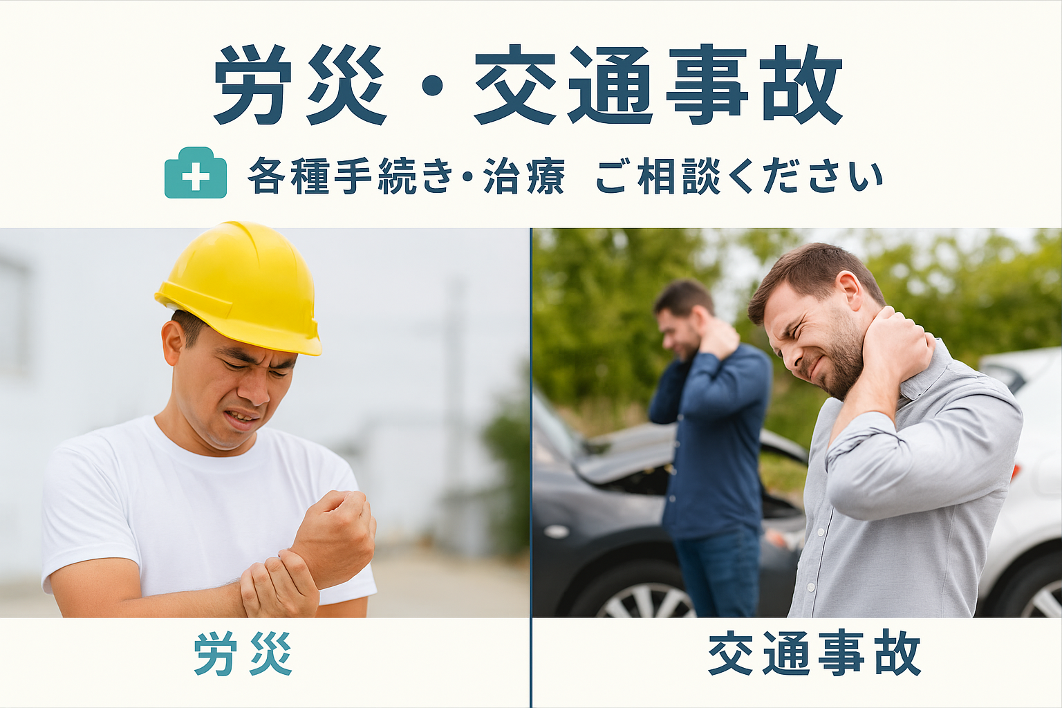 労災・交通事故のイメージ