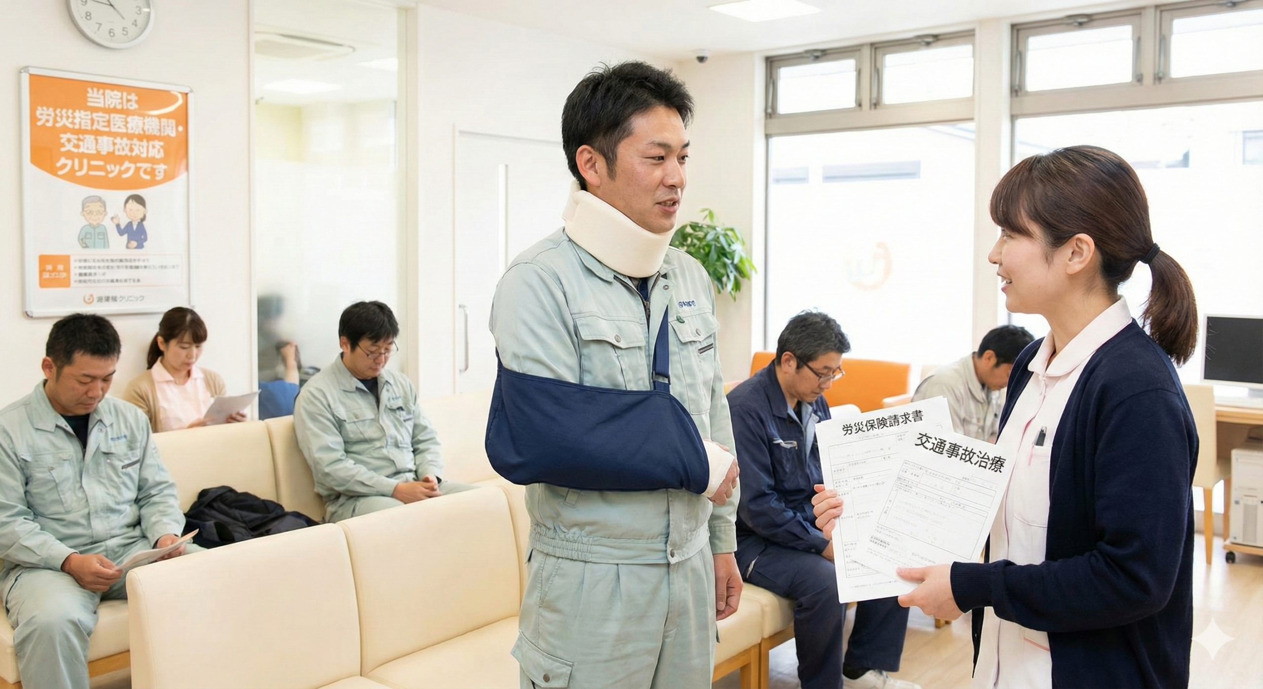 労災・交通事故のイメージ